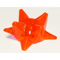 Lego NEW - Hero Factory Weapon Spiked Ball Half~ [Trans-Neon Orange]
