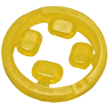 Lego NEW - Rock Faceted with Small Pin (Infinity Stone) 4 on Sprue~ [Trans-Yellow]