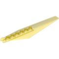 Lego NEW - Hinge Plate 3 x 12 with Angled Side Extensions and Tapered Ends~ [Trans-Yellow]