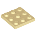 Lego NEW - Plate 3 x 3~ [Tan]