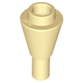 Lego NEW - Cone 1 x 1 Inverted with Bar~ [Tan]