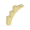 Lego NEW - Arch 1 x 5 x 4 - Continuous Bow~ [Tan]