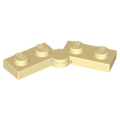 Lego Used - Hinge Plate 1 x 4 Swivel (2429 / 2430)~ [Tan]
