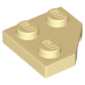 Lego NEW - Wedge Plate 2 x 2 Cut Corner~ [Tan]