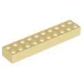 Lego Used - Brick 2 x 10~ [Tan]
