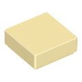 Lego NEW - Tile 1 x 1 with Groove~ [Tan]