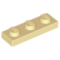 Lego NEW - Plate 1 x 3~ [Tan]