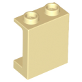 Lego Used - Panel 1 x 2 x 2 with Side Supports - Hollow Studs~ [Tan]