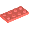Lego NEW - Plate 2 x 4~ [Coral]