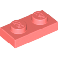 Lego NEW - Plate 1 x 2~ [Coral]