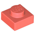 Lego NEW - Plate 1 x 1~ [Coral]