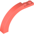Lego NEW - Arch 1 x 6 x 3 1/3 Curved Top~ [Coral]