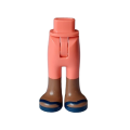 Lego NEW - Mini Doll Hips and Trousers with Back Pockets with Medium Brown Legs andDark B~ [Coral]