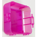 Lego NEW - Container Box 3 x 8 x 6 2/3 Half Front~ [Satin Trans-Dark Pink]