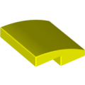 Lego NEW - Slope Curved 2 x 2 x 2/3~ [Neon Yellow]