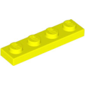 Lego NEW - Plate 1 x 4~ [Neon Yellow]