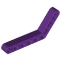 Lego Used - Technic Liftarm Modified Bent Thick 1 x 9 (6 - 4)~ [Purple]