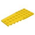 Lego NEW - Wedge Plate 4 x 9 with Stud Notches~ [Yellow]