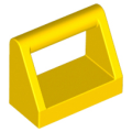 Lego NEW - Tile Modified 1 x 2 with Bar Handle~ [Yellow]