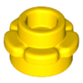 Lego NEW - Plate Round 1 x 1 with Flower Edge (5 Petals)~ [Yellow]