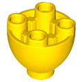 Lego NEW - Brick Round 2 x 2 Dome Bottom with Studs~ [Yellow]