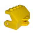 Lego Used - Vehicle Brush Holder for Street Sweeper with Tow Ball Socket~ [Yellow]