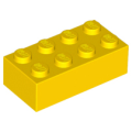 Lego Used - Brick 2 x 4~ [Yellow]