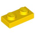 Lego Used - Plate 1 x 2~ [Yellow]