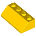 Lego NEW - Slope 45 2 x 4~ [Yellow]
