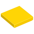 Lego NEW - Tile 2 x 2~ [Yellow]