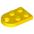 Lego NEW - Plate Modified 2 x 3 with Hole~ [Yellow]