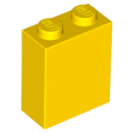 Lego NEW - Brick 1 x 2 x 2 with Inside Stud Holder~ [Yellow]