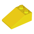 Lego Used - Slope 33 3 x 2~ [Yellow]