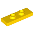 Lego NEW - Plate Modified 1 x 3 with 2 Studs (Double Jumper)~ [Yellow]
