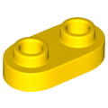 Lego NEW - Plate Round 1 x 2 with Open Studs~ [Yellow]