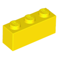 Lego NEW - Brick 1 x 3~ [Yellow]