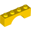 Lego NEW - Arch 1 x 4~ [Yellow]