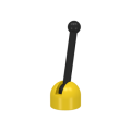 Lego Used - Antenna Small Base with Black Lever (4592 / 4593)~ [Yellow]