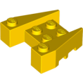Lego NEW - Wedge 3 1/2 x 4 with Stud Notches~ [Yellow]