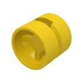 Lego Used - Wheel 11mm D. x 12mm Hole Round for Wheels Holder Pin~ [Yellow]