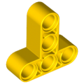 Lego Used - Technic Liftarm Modified T-Shape Thick 3 x 3~ [Yellow]