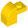 Lego NEW - Slope Curved 2 x 1 x 1 1/3 with Recessed Stud~ [Yellow]