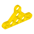 Lego Used - Technic Liftarm Modified Triangle Thin 3 x 5 with Short Supports~ [Yellow]