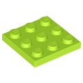 Lego NEW - Plate 3 x 3~ [Lime]