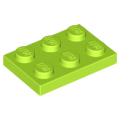 Lego NEW - Plate 2 x 3~ [Lime]