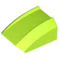 Lego Used - Slope Curved 2 x 2 Lip~ [Lime]
