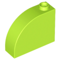 Lego NEW - Slope Curved 3 x 1 x 2 with Hollow Stud~ [Lime]