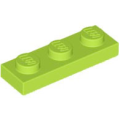 Lego NEW - Plate 1 x 3~ [Lime]