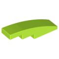 Lego NEW - Slope Curved 4 x 1~ [Lime]