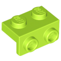Lego NEW - Bracket 1 x 2 - 1 x 2~ [Lime]